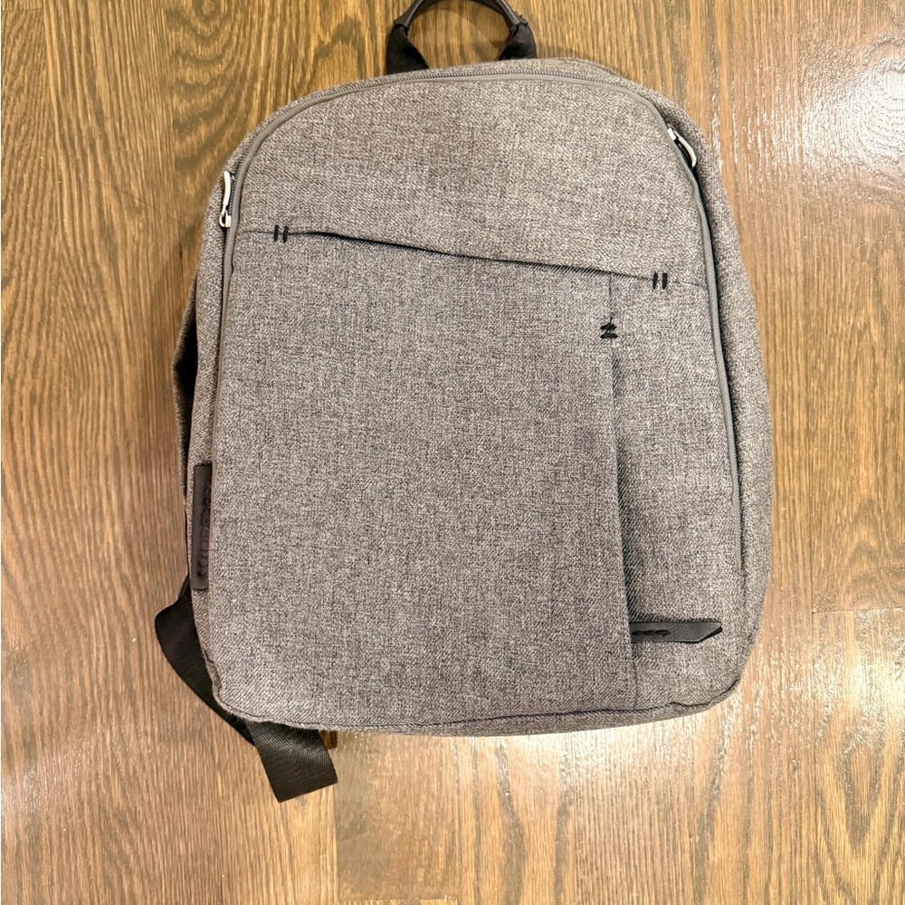 Chic Gray Baby Bag Backpack